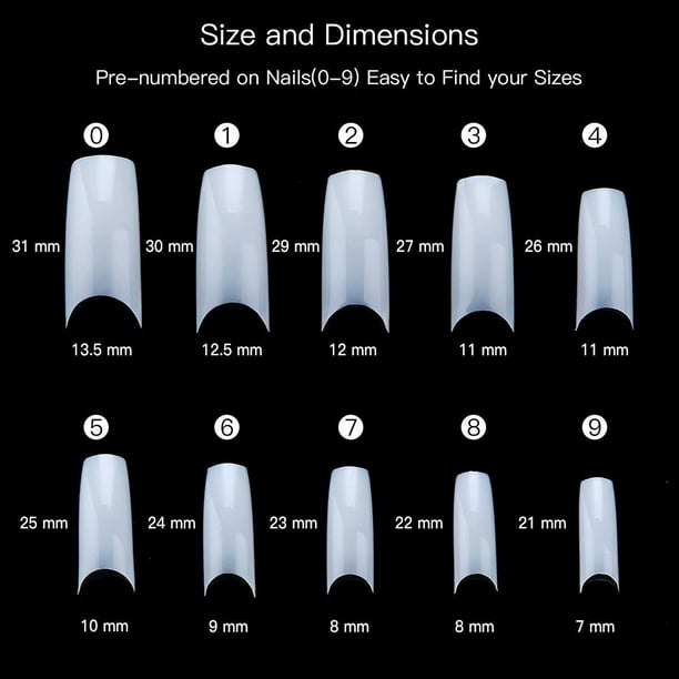 500Pcs Clear Stiletto False Gel Pointy Art Acrylic Fake French Nail Tips