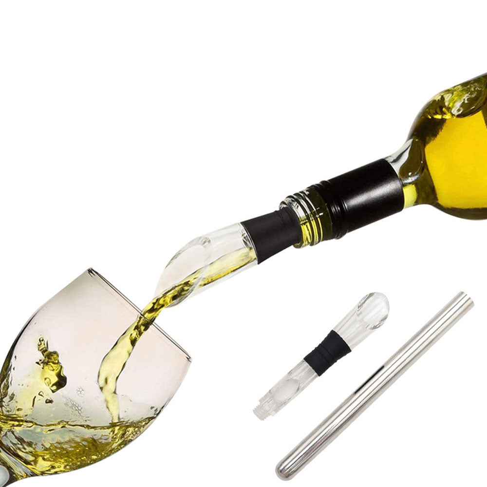 Wine Chilling Rod Stainless Steel Wine Chiller Bottle Cooler Cooling Stick