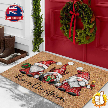 Natural Coir Welcome Mats Indoor Outdoor Non-Slip Christmas Door Mat 60 x 40cm
