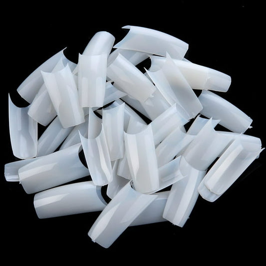 500Pcs Clear Stiletto False Gel Pointy Art Acrylic Fake French Nail Tips