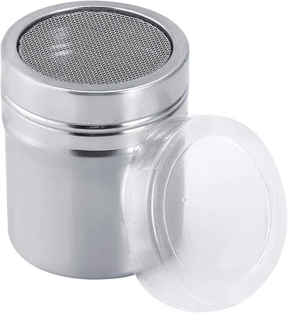 Stainless Steel Flour Duster Chocolate Powder Icing Sugar Cocoa Coffee Shaker