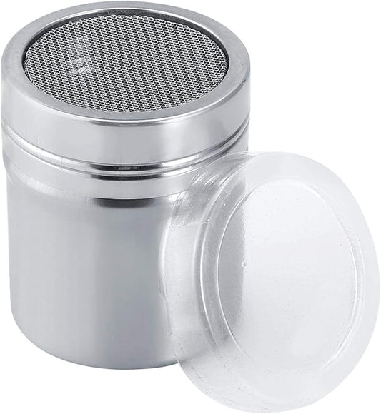 Stainless Steel Flour Duster Chocolate Powder Icing Sugar Cocoa Coffee Shaker