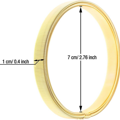 1 Pair Gold Elastic Armbands Shirt Sleeve Holders Men Ladies Gift Fashion