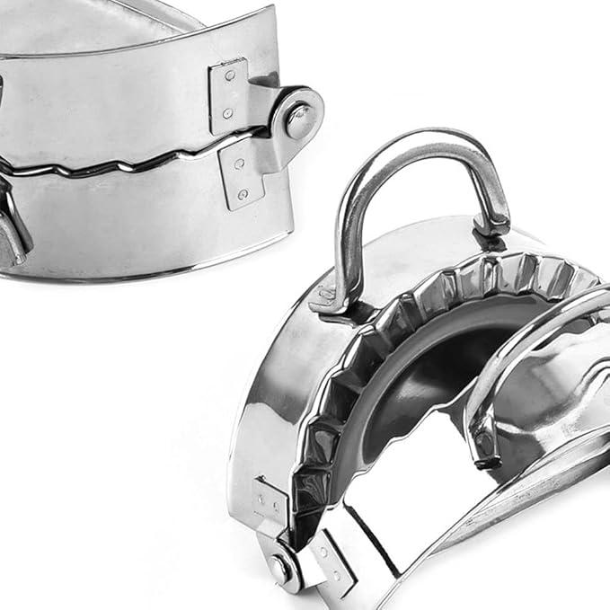 10PCS Stainless Steel Dough Press Dumpling Maker Mold Tool Pie Ravioli Making