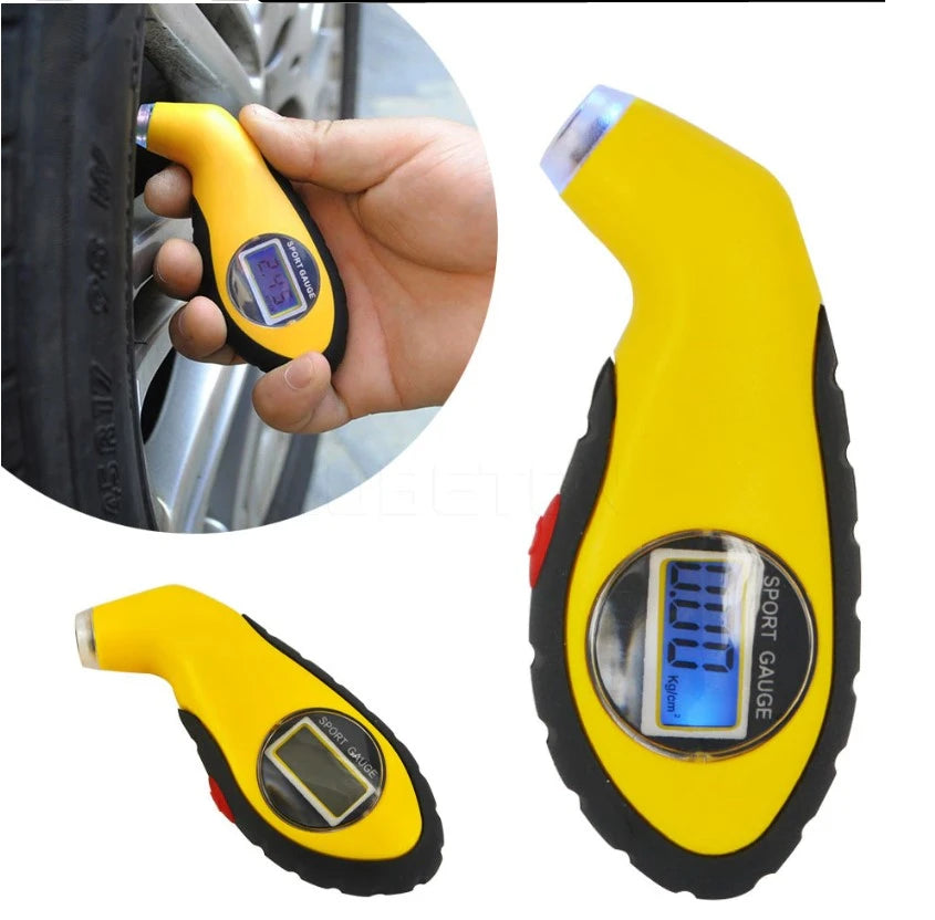 Car Tire Pressure Gauge Digital Tyre Air Pressure Meter Tester Tool