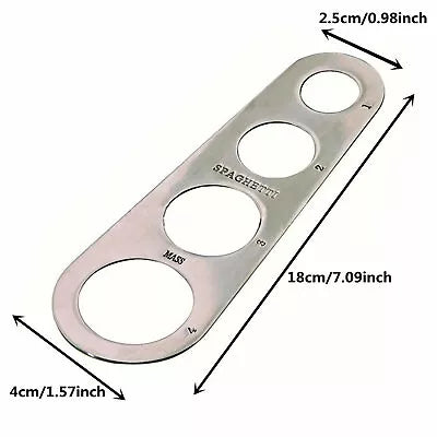 Spaghetti Noodle Portion Stainless Steel Pasta Serving Sizes Measuring Tool 1PC