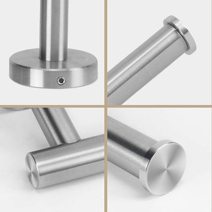 Stainless Steel Wall Mounted Toilet Paper Holder Bathroom Storage Hook