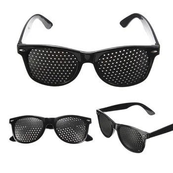 1PC Vision Correction Eyesight Exercise Anti-Myopia Eye Pinhole Glasses Oval
