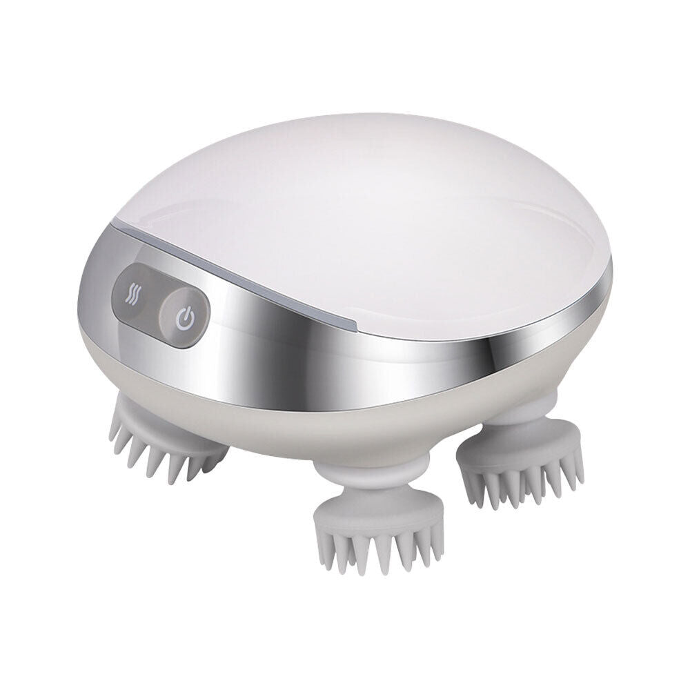 Smart Scalp Massager with Red Light and Silicone Massage Heads
