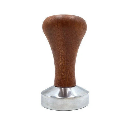Wooden Handle Barista Espresso Grinder 51mm Stainless Coffee Tamper