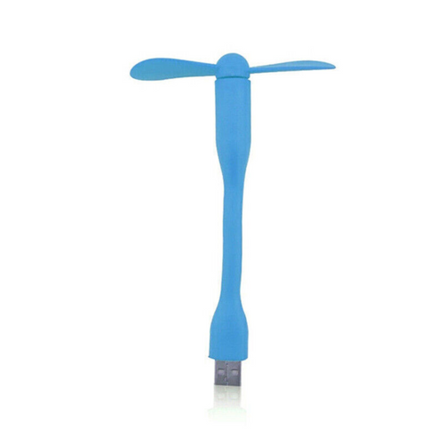 Detachable Mini USB Fan Cooling Cooler Portable for PowerBank/PC/Laptop Blue