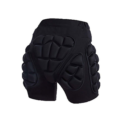 Snowboard Impact Pants Black Hip Padded Shorts Ski Skate Protective Gear Large