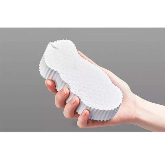 White Scrubber Care Mesh Ultra Soft Exfoliating Bath Sponge Gentle