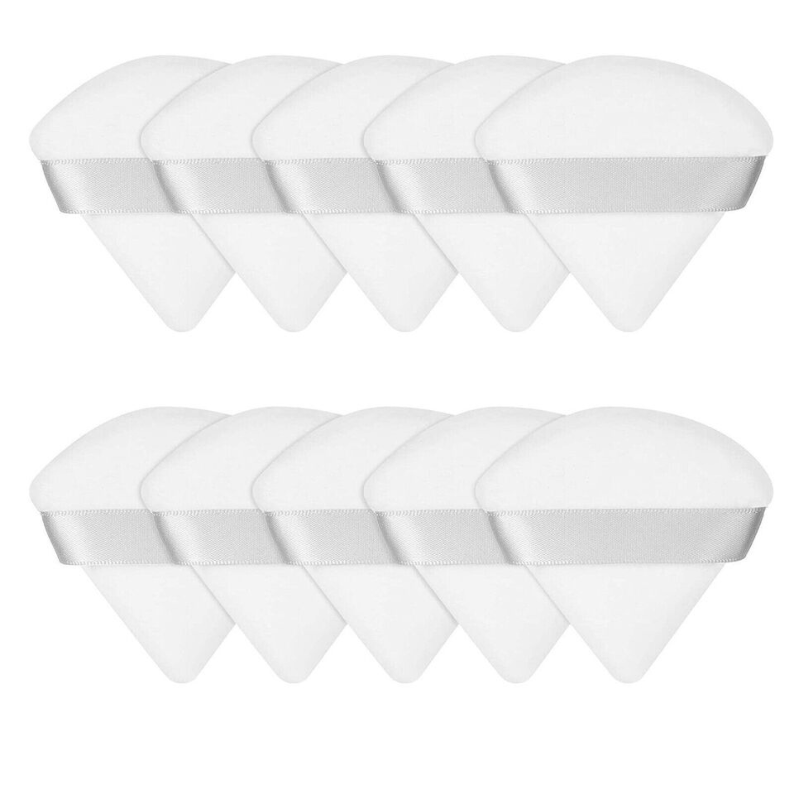 Powder Puff Cotton Sponge Make Up Tool Cosmetic Triangle Mini MakeUp White