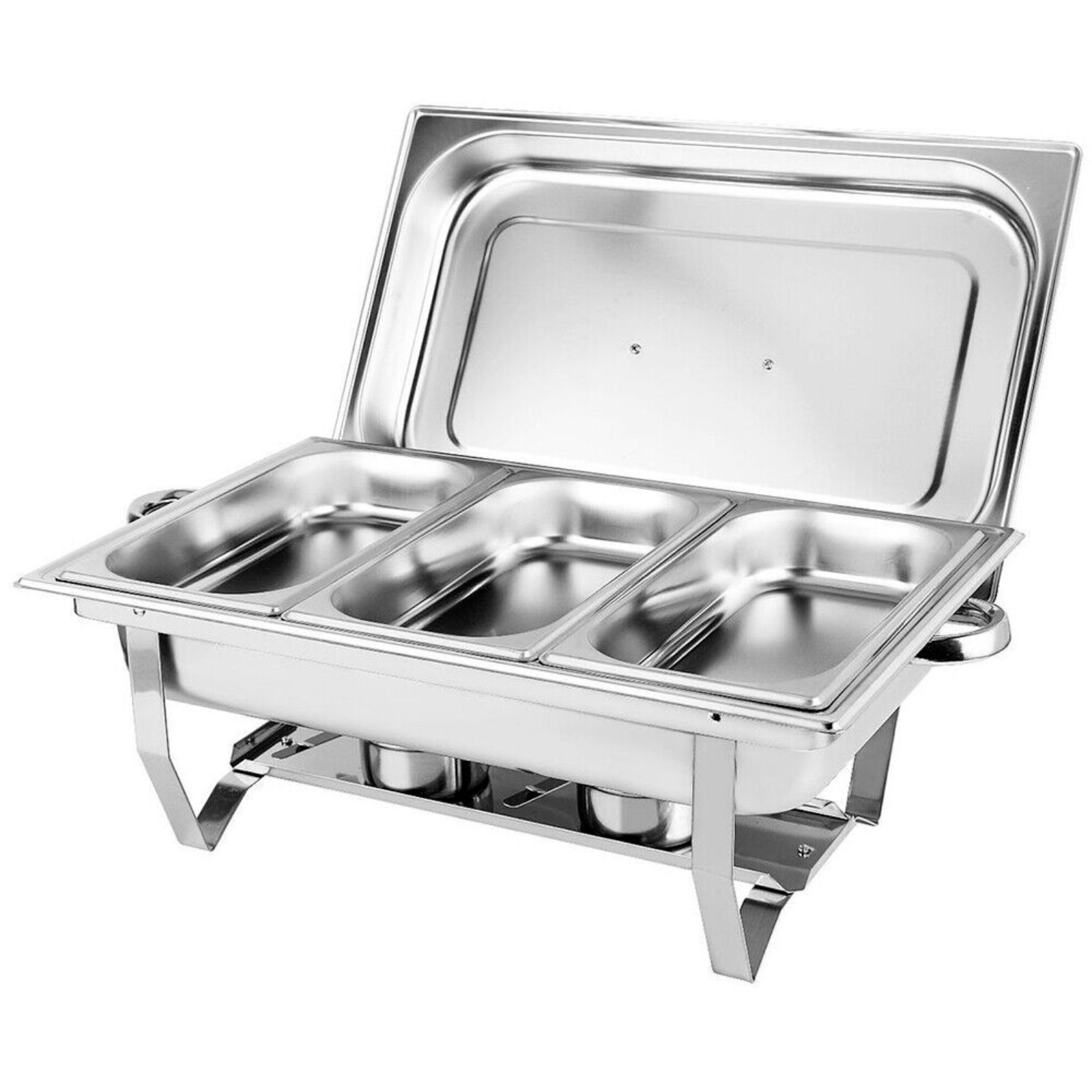3x3L Chafing Dish Buffet Food Warmer  Multi Stainless Steel Bain Marie