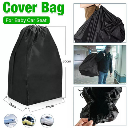 Baby Seat Cover Carry Bag Car Travel Seat Bag Travel Plane Black