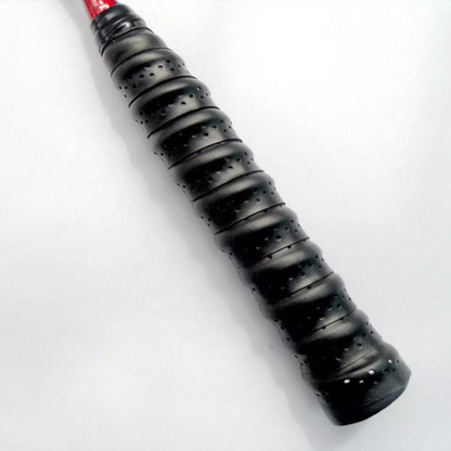 Black 2x Sweatband Handle Tape Racquet Over Grip Anti-Slip Badminton Grips