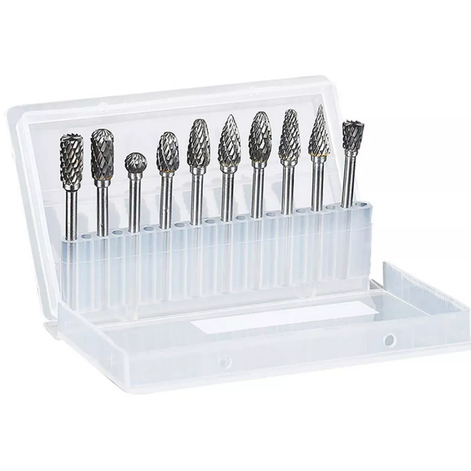 Dremel Accessories Tool Rotary Burrs Bit 10x Tungsten Steel Solid Carbide