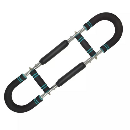 Twister Arm Exerciser Adjustable Training Bar Strength Forearm Chest 40kg