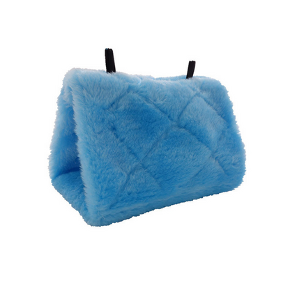 Hanging Cave Hut Tent Bed Blue Pet Bird Parrot Parakeet Budgie Warm Hammock