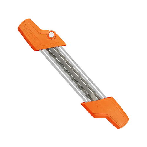 4.0mm Chainsaw File Tool with Handle Metal Sharpener Orange