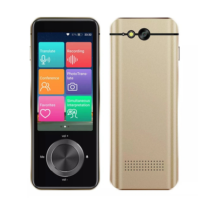 Gold Smart Translator WiFi Two Way Voice Device Supporting 137 Languages