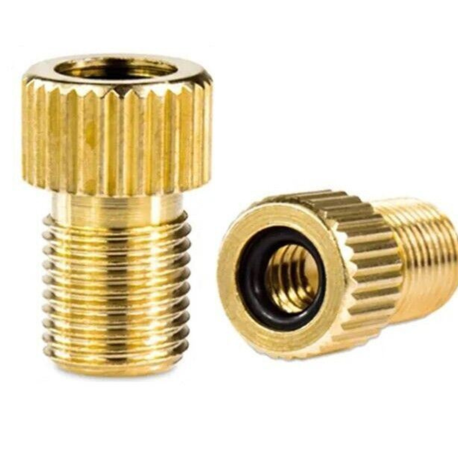 Adapters Converter Brass Valve Pump Connector Bicycle Presta to Schrader Bike
