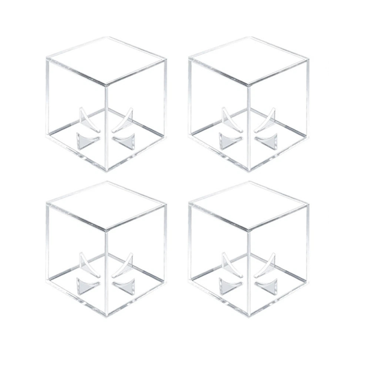 UV Baseball Cube 4x Acrylic Protected Display Case Clear Showcase Storage