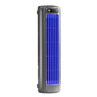 Quiet 3 Speeds Cooling Fan 2000mAh Portable USB Mini Desk Air Grey Device
