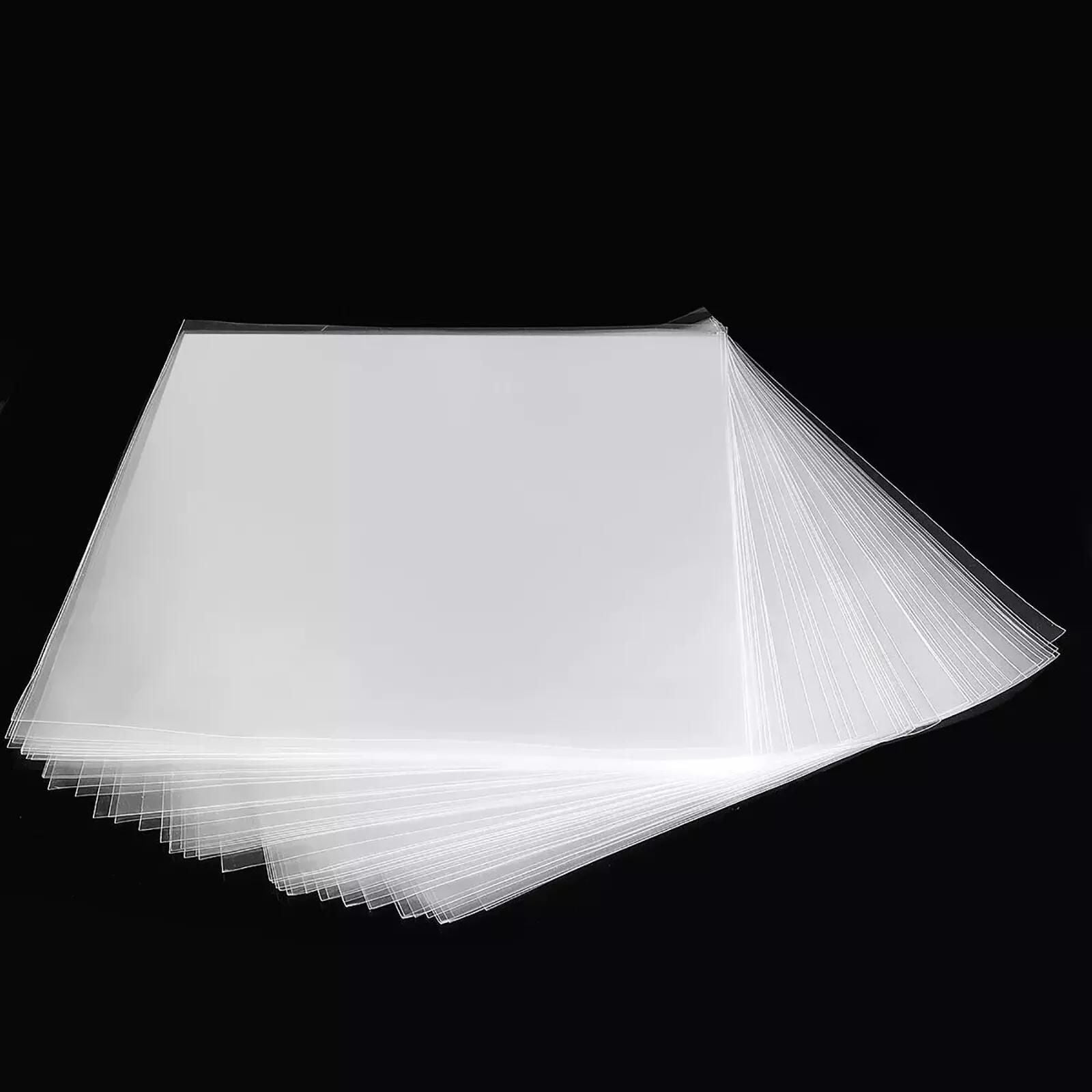 12inch Vinyl Record Plastic Cover 50x Outer Sleeve Durable LP Music Record