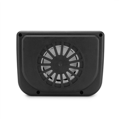 Solar Car Window Fan Power Vent Air Auto Ventilator Energy Efficient
