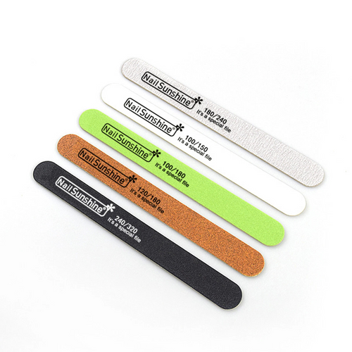 Nail Files 5x Double Sided Grit 100 120 180 240 Emery Board