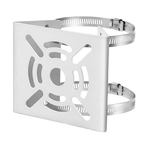Security Camera Bracket with Loops Universal Metal Vertical Pole Mount
