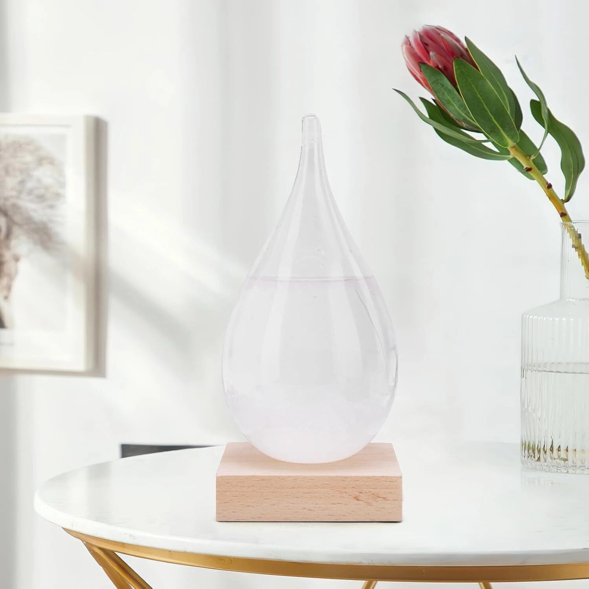 Waterdrop Storm Glass Weather Predictor Forecast Home Decoration Gift