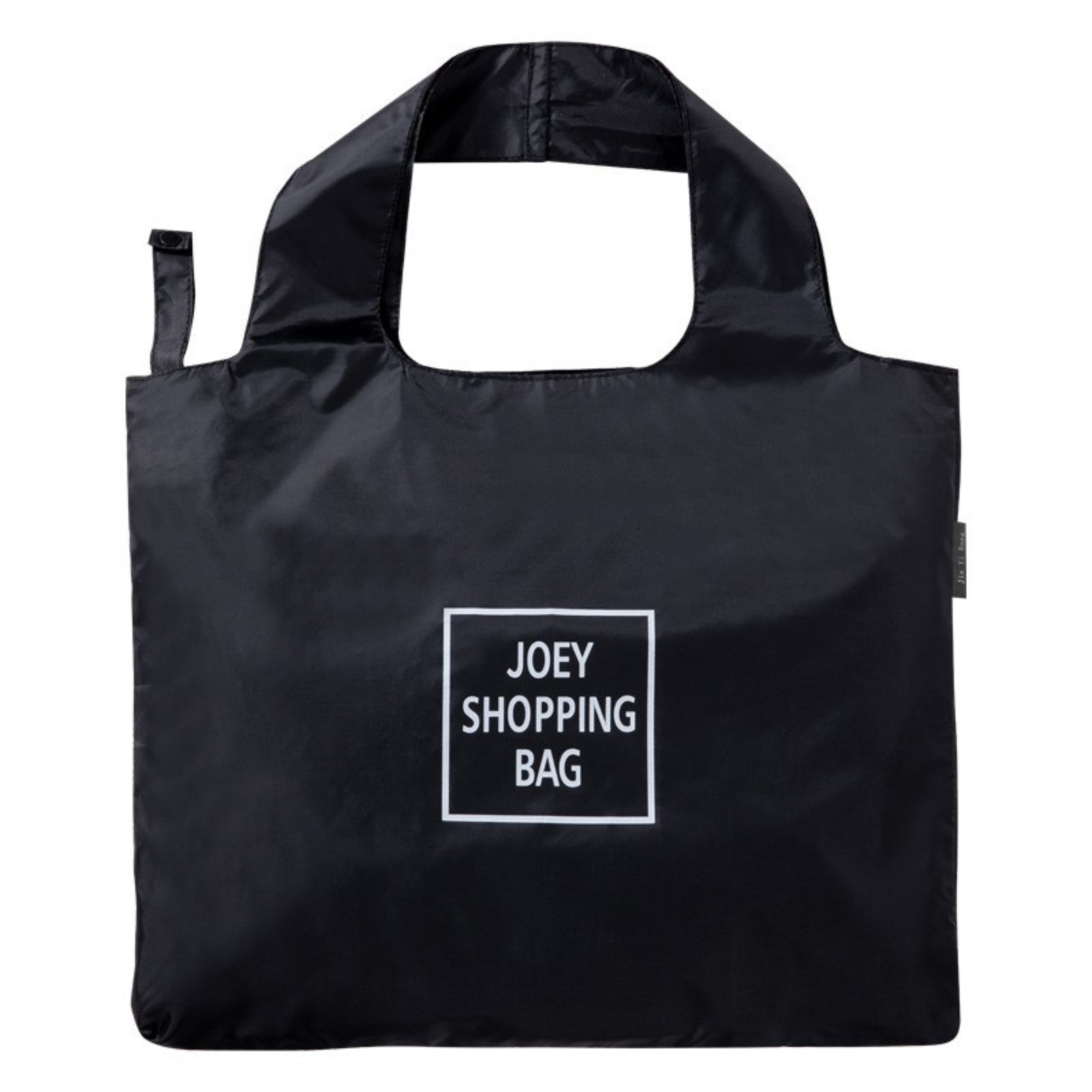 Foldable Shopping Bag Travel One-shoulder Bag Portable Storage Waterproof  Black