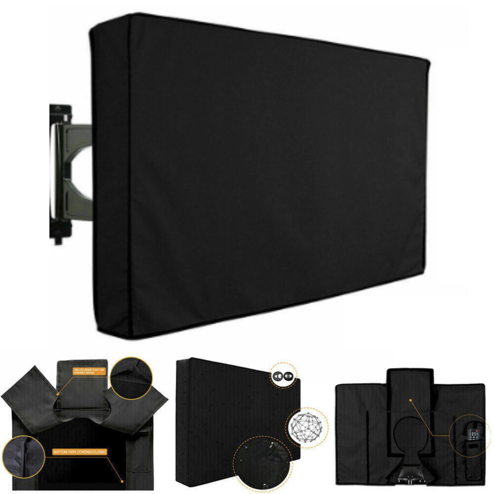 TV Cover Dustproof Waterproof  Flat Television Protector Outdoor Patio