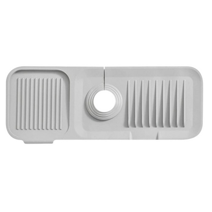 Grey Sink Draining Pad Silicone Faucet Mat For Kitchen Sink - Splash Guard