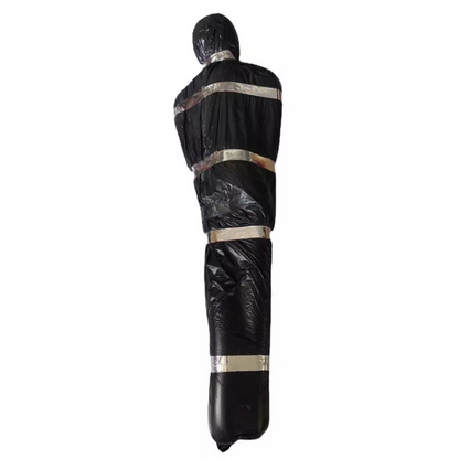 Decor Haunted House Props Creepy Black with Pump Halloween Scary Fake Dead Body