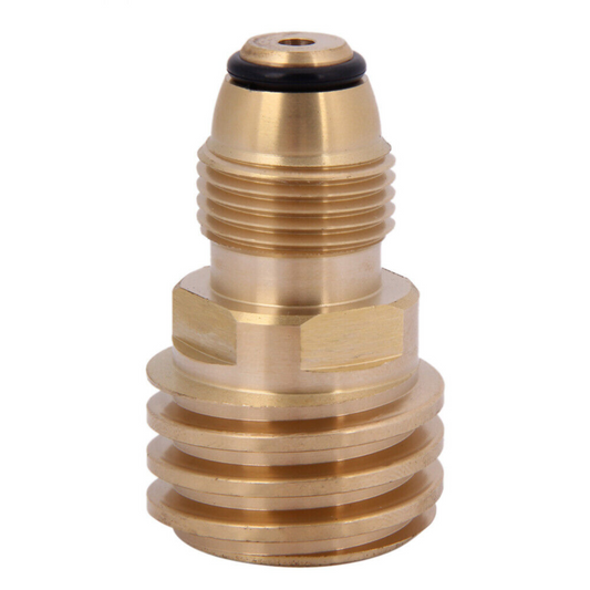 Converts Propane Tank Adapter Valve LP Gas Bottle POL to QCC1 Outlet Brass Parts