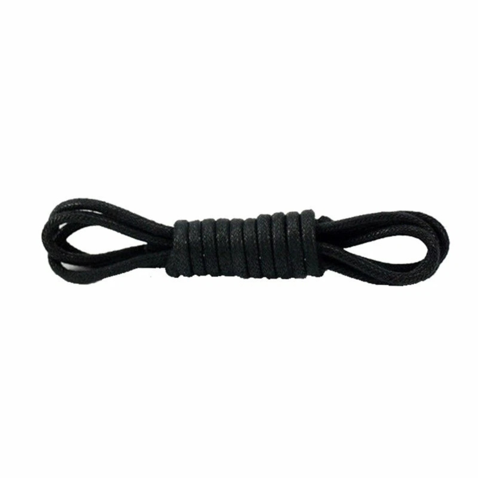 Unisex Leather Dress Boots Premium Cotton Round 2.5mm Waxed Shoelaces Black 80cm