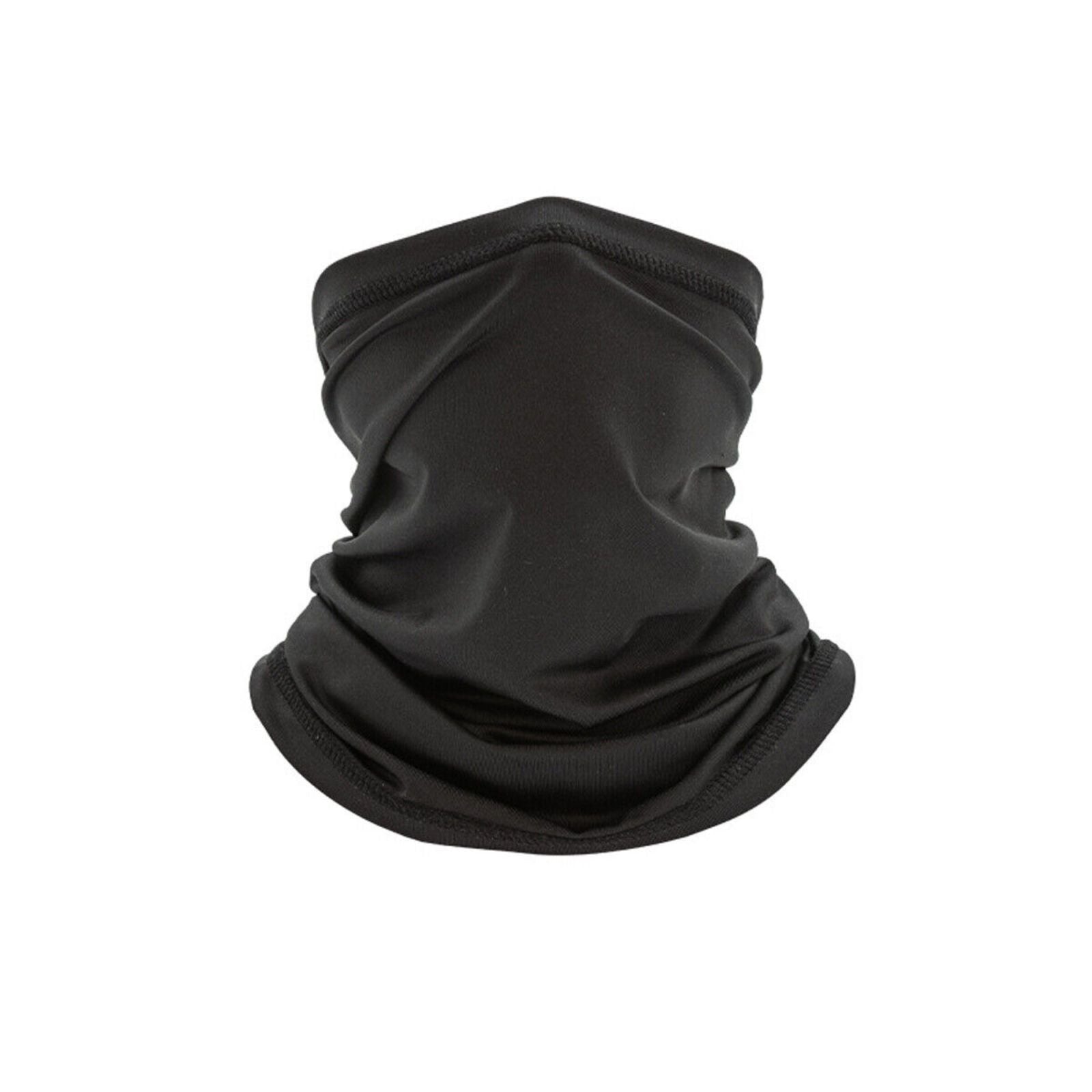 Face Mask Shield Gaiter Black Fishing Balaclava Scarf Snood Cycling Neck Warmer