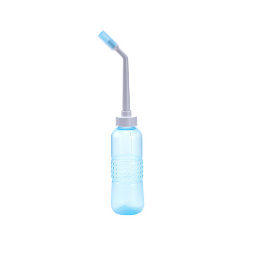 Portable Bottle Travel Bidet Sprayer 560ML Hygiene Care Washer Water Blue