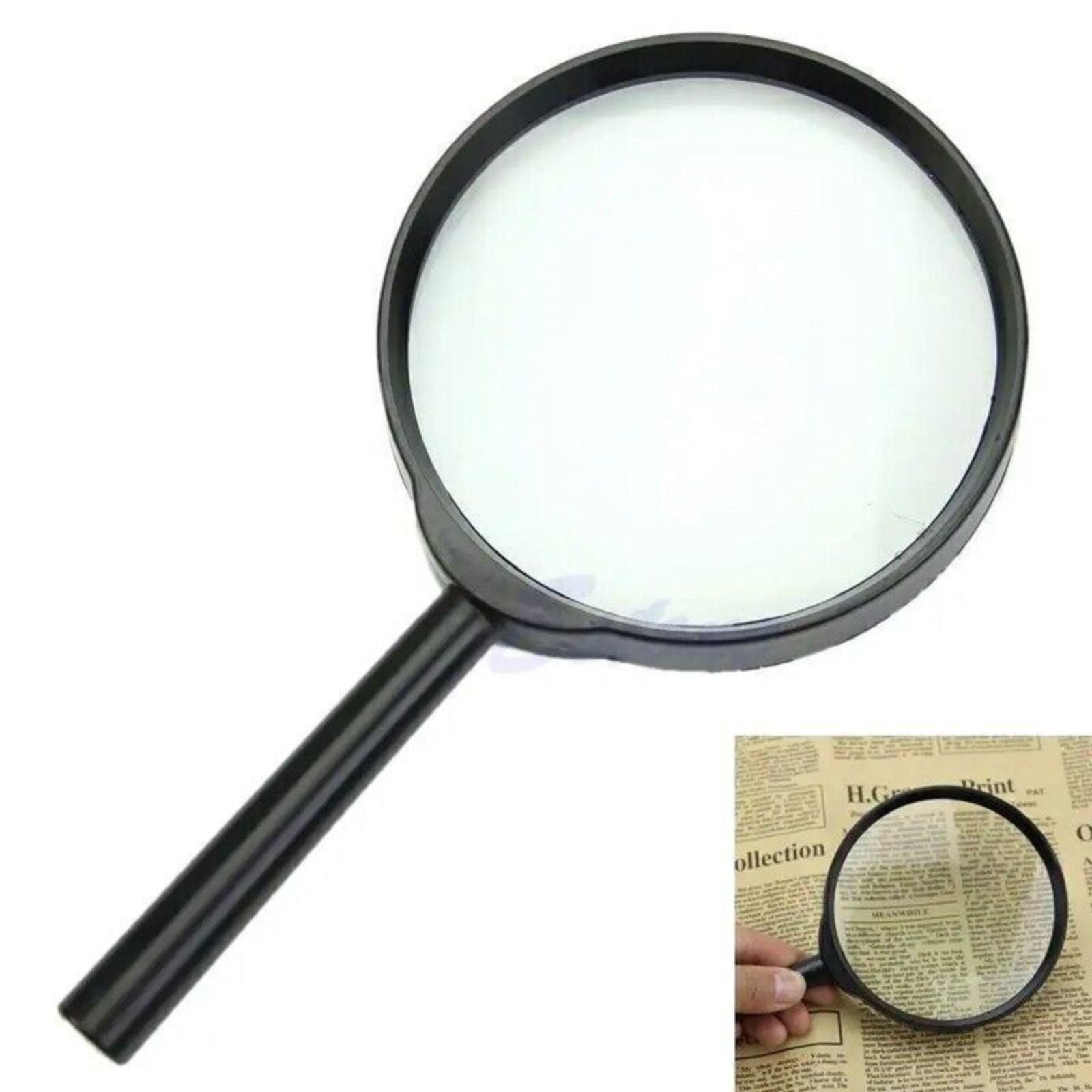 Handheld Magnifier Optical Clarity Loupe Reading 10cm Large Magnifying Glass