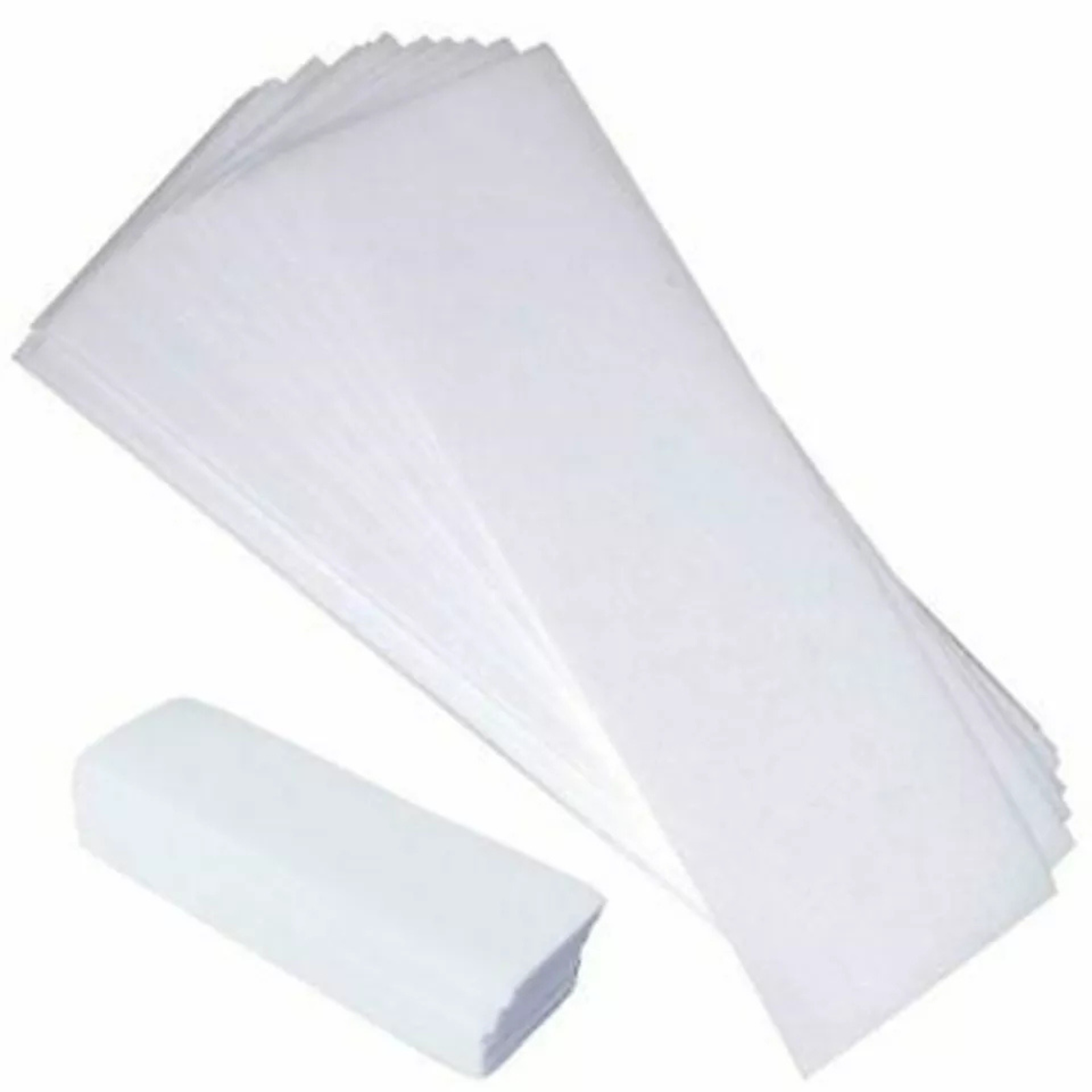 Waxing Papers Cut Disposable 70gsm Wax Pre-Cut Strips Pack Non Woven 100x
