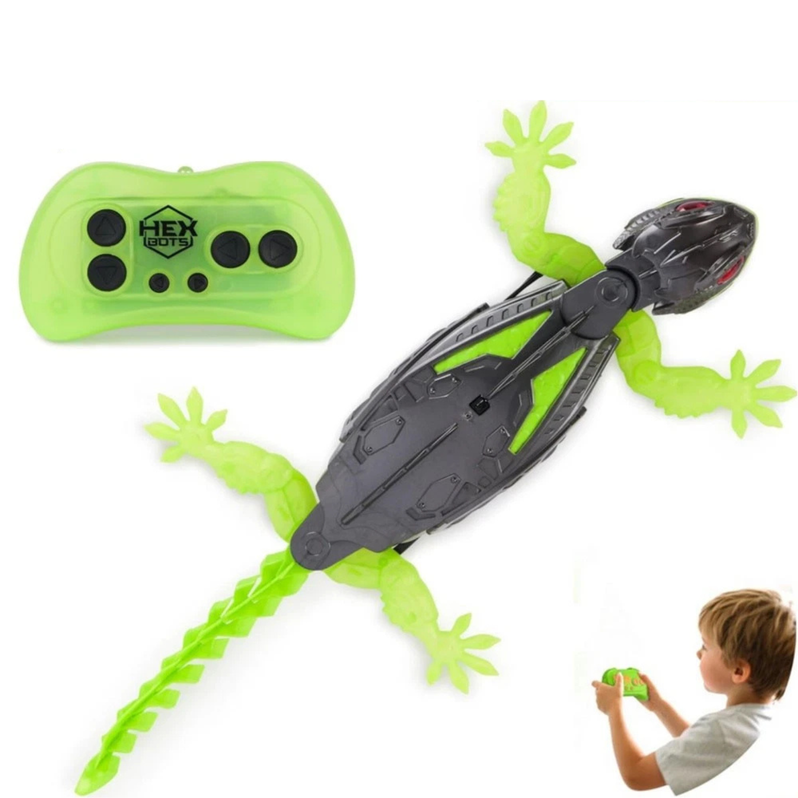 Wall Crawler Gecko Remote Control Rechargeable Climbing Lizard Toy