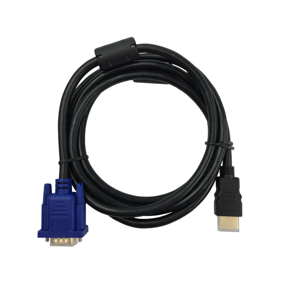 1.8m 1080P Male Cable Adapter Lead HDMI to VGA 15Pin HDTV HD LCD Gold Plated