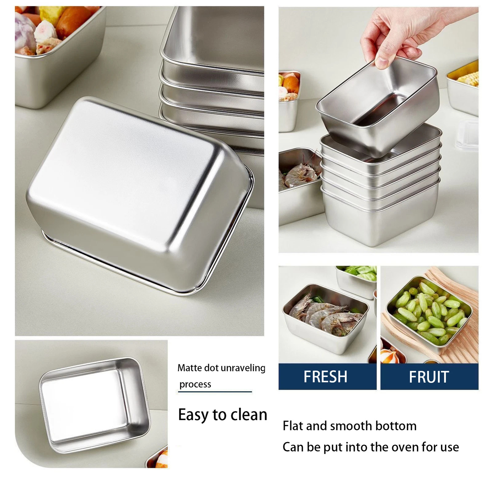 Stainless Steel Food Cover Dome Lid for Freshness and Storage