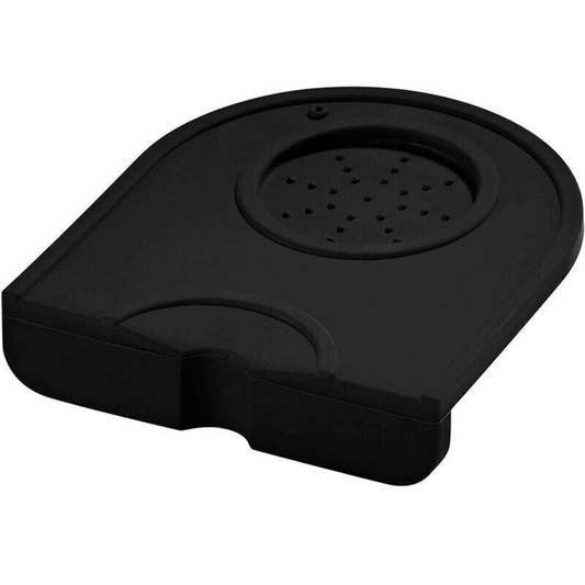 Tamping Holder Pad Corner Dropped Edge Tools Coffee Tamper Silicone Mat Black
