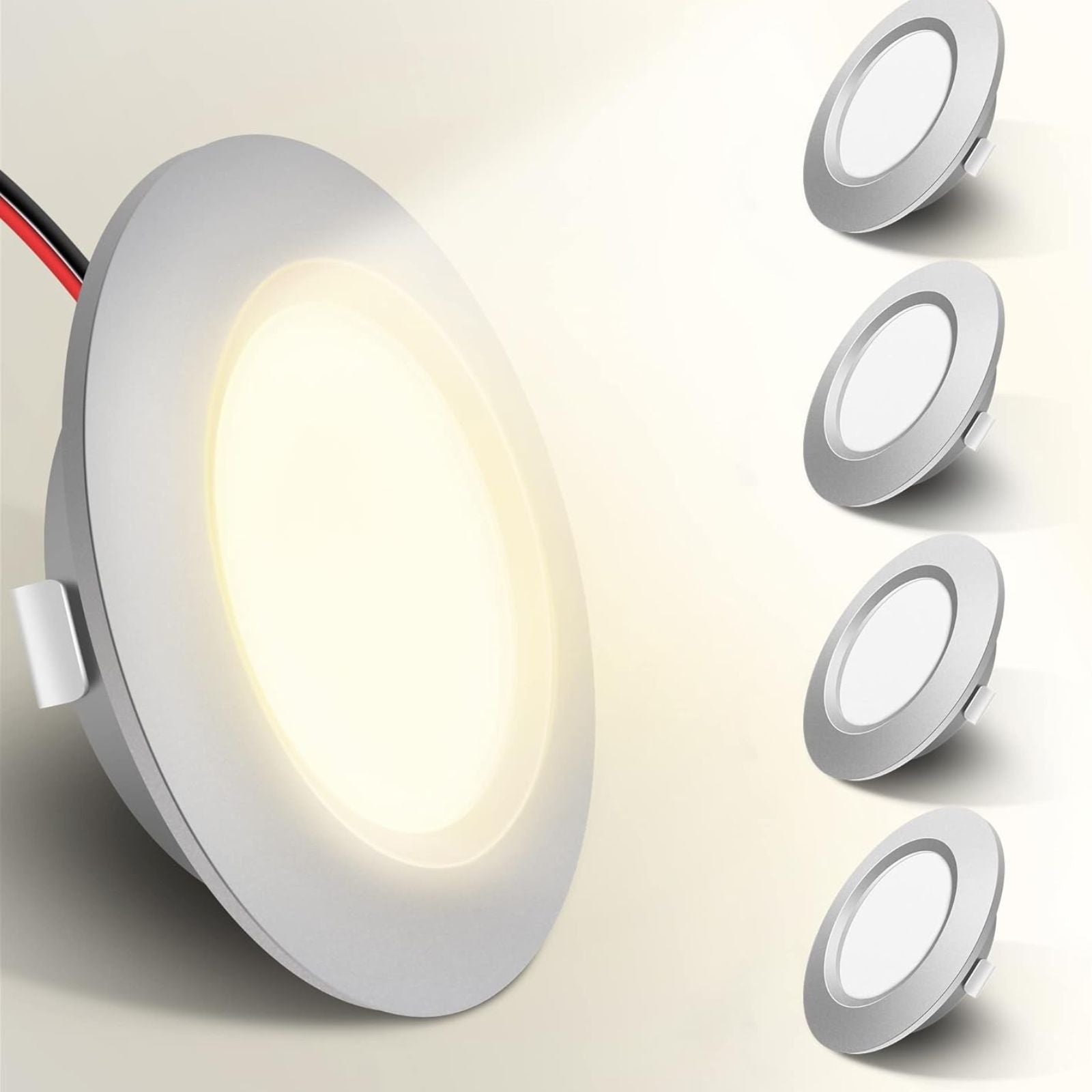Interior Down Lights 5pcs Recessed Ceiling  Camper Caravan 12V LED Down Lights