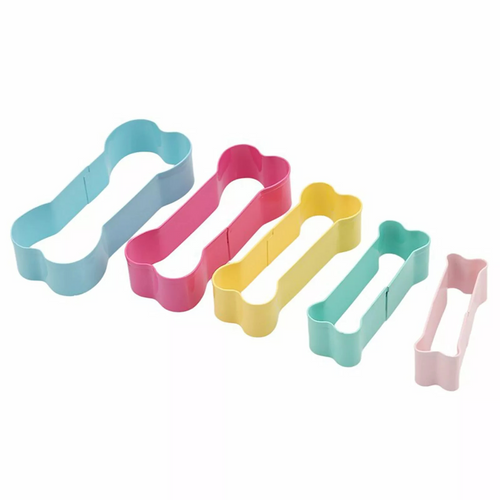 Cake Cutter Party Baking Tool Dog Bone Shape Cookie Mold Stainless Steel 5X